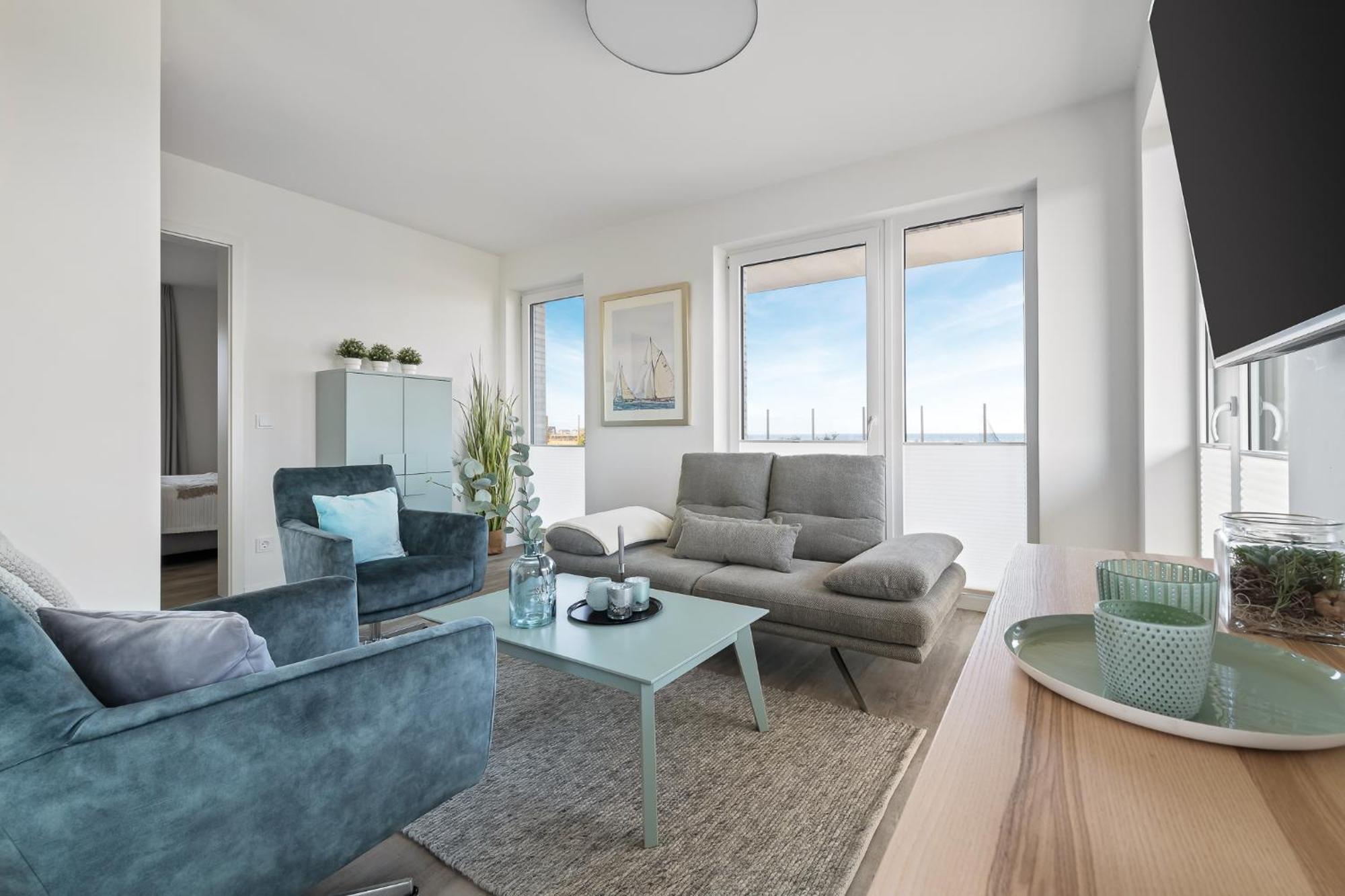 Beachterracefour- Eg, Meerblick, Terrasse, Kamin, Sauna Olpenitz Bagian luar foto