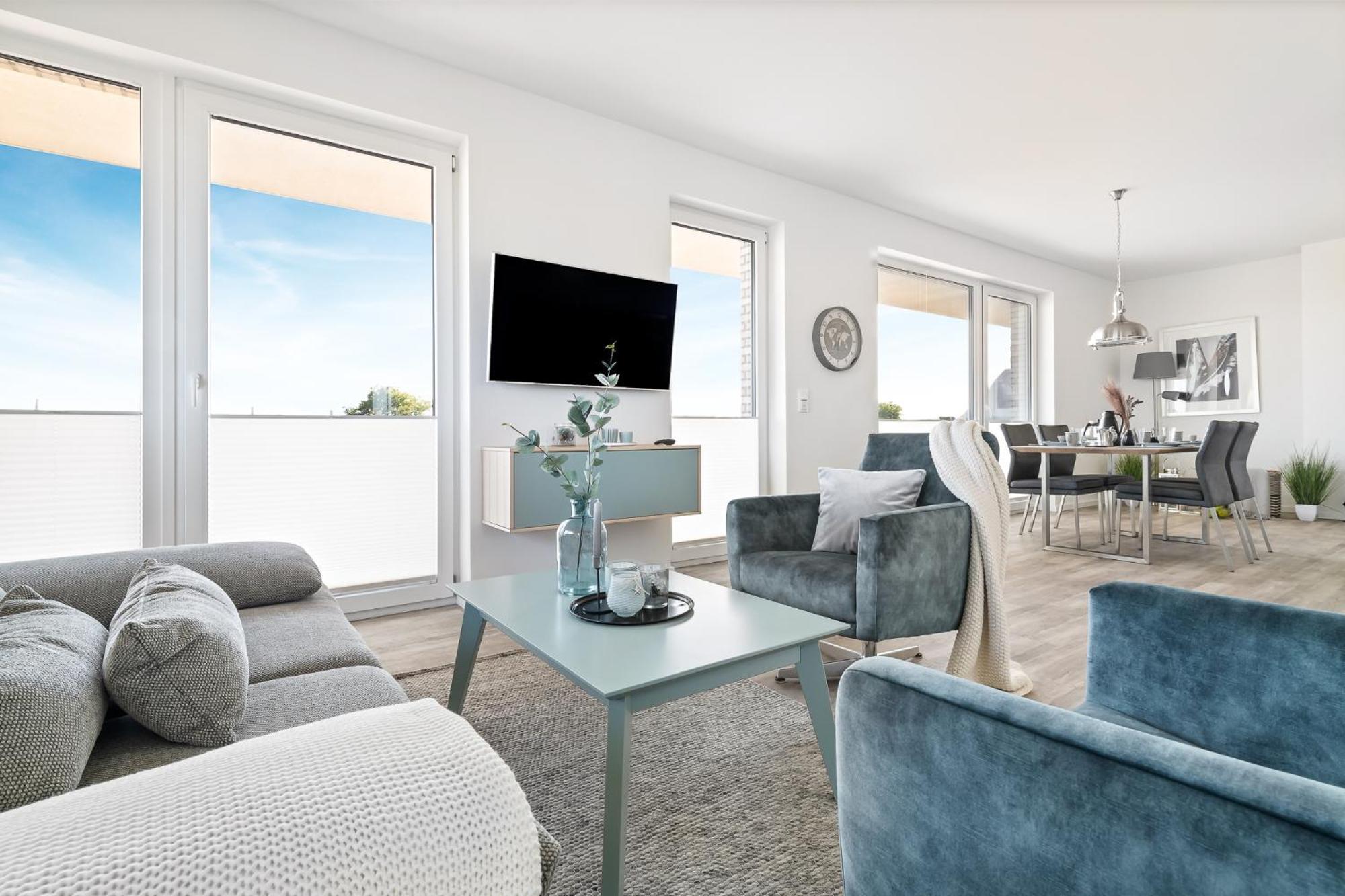 Beachterracefour- Eg, Meerblick, Terrasse, Kamin, Sauna Olpenitz Bagian luar foto
