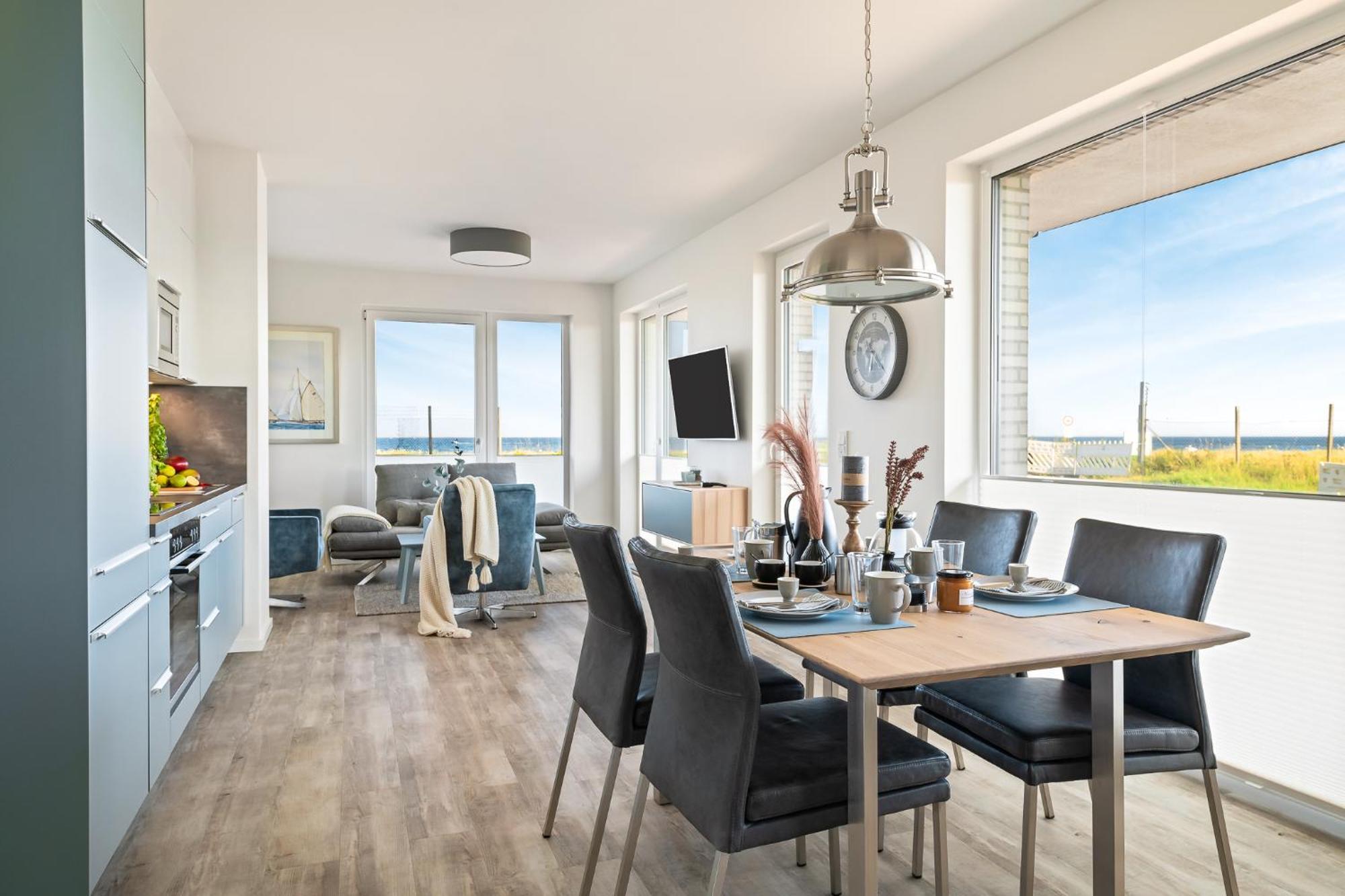 Beachterracefour- Eg, Meerblick, Terrasse, Kamin, Sauna Olpenitz Bagian luar foto