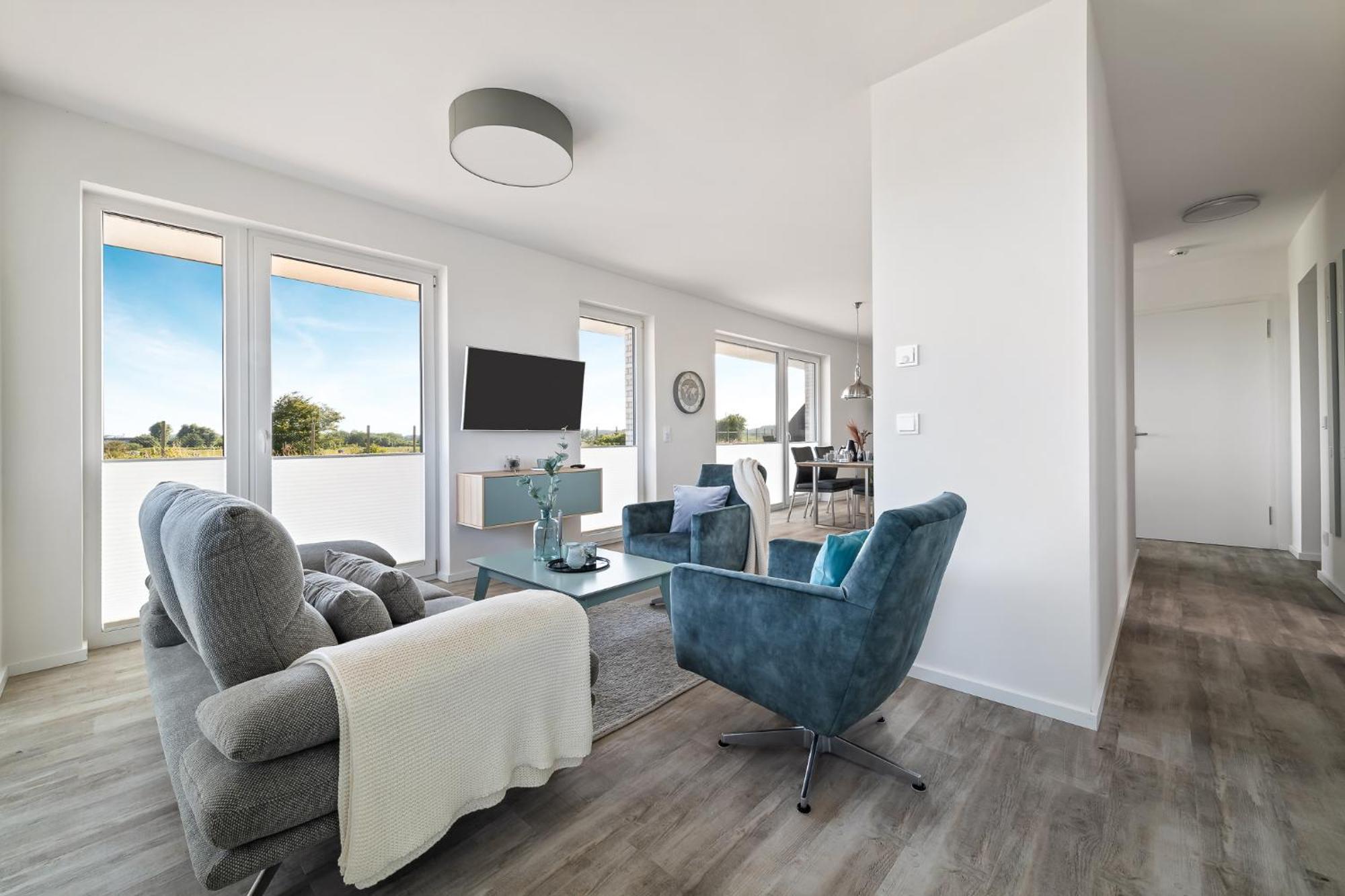 Beachterracefour- Eg, Meerblick, Terrasse, Kamin, Sauna Olpenitz Bagian luar foto